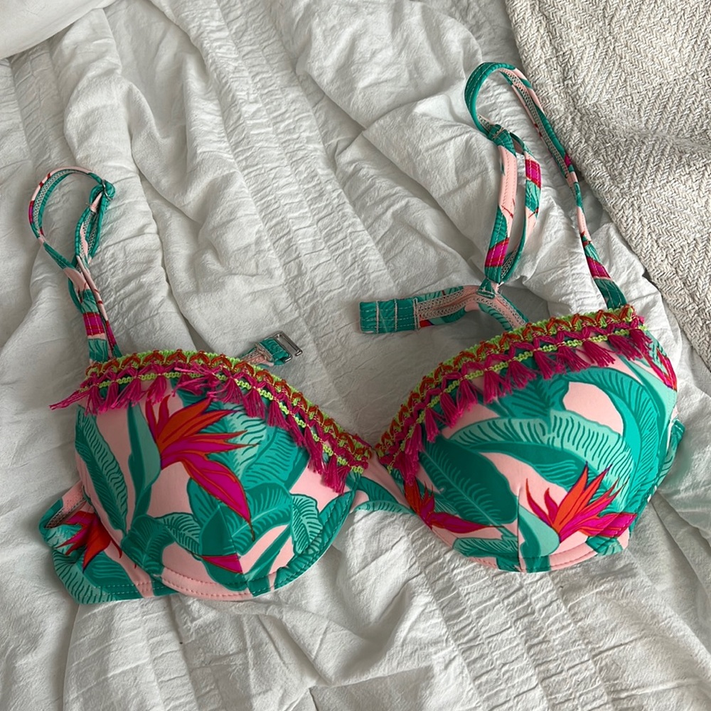 Neon bikini top